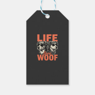 Lebens Liebe Wuff Hunde Liebhaber Geschenkanhänger