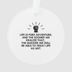 Lebensabenteuer Ornament