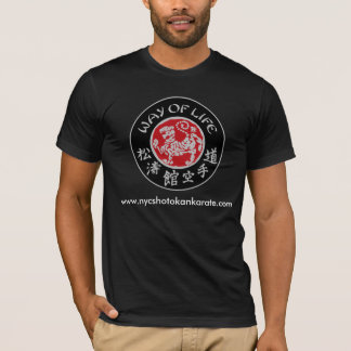 Lebensart Shotokan dunklen Logo-T - Shirt
