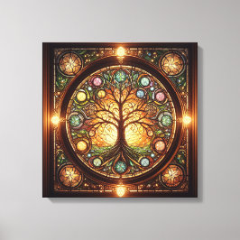 Lebensbaum 2 leinwanddruck