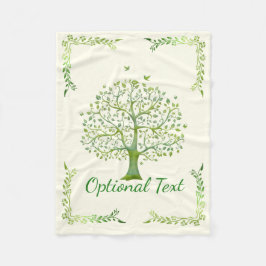 Lebensbaum Fleecedecke