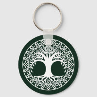 Lebensbaum in einem keltischen Zirkelmuster