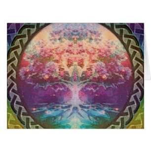 Lebensbaum in Regenbogenfarben