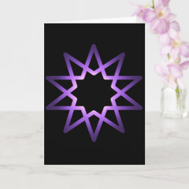 Lebensbaum Lila Sternzeichen Karte