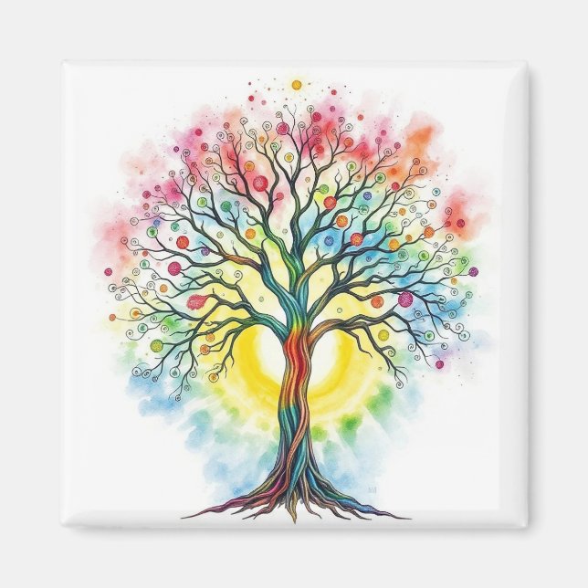 Lebensbaum Magnet (Vorne)