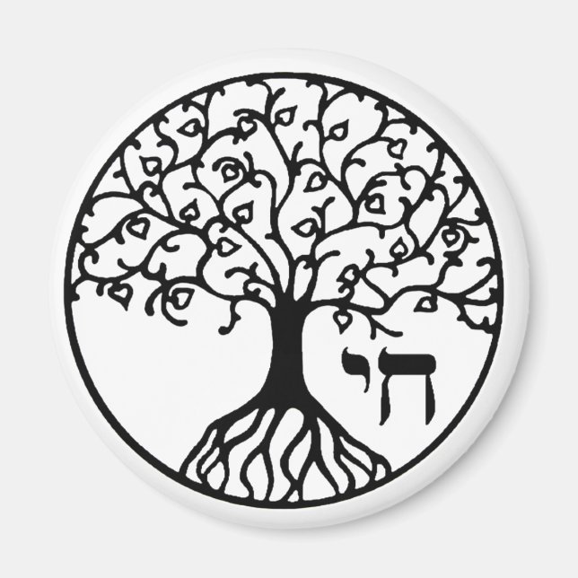 Lebensbaum mit CHAI Magnet (Vorne)