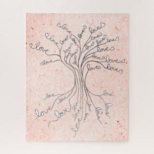 Lebensbaum mit Herz bedeutsam und herausfordernd