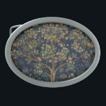 Lebensbaum Ovale Gürtelschnalle<br><div class="desc">Baum des Lebens von William Morris. Der "Baum des Lebens" ist eines der bekanntesten Werke von William Morris. In diesem wunderbaren Wandteppich, dessen symbolische Bedeutung nach der biblischen Geschichte von Adam und Eva immerwährendes Leben oder Unsterblichkeit ist, kann man seine Liebe zum Detail leicht erkennen. William Morris (24. März 1834...</div>