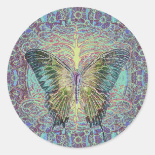 Lebensbaum Runder Aufkleber