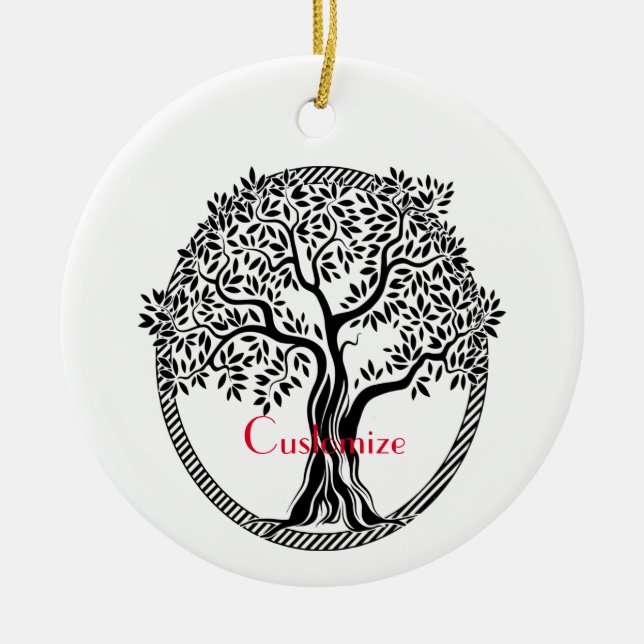 Lebensbaum Thunder_Cove Keramik Ornament (Vorne)