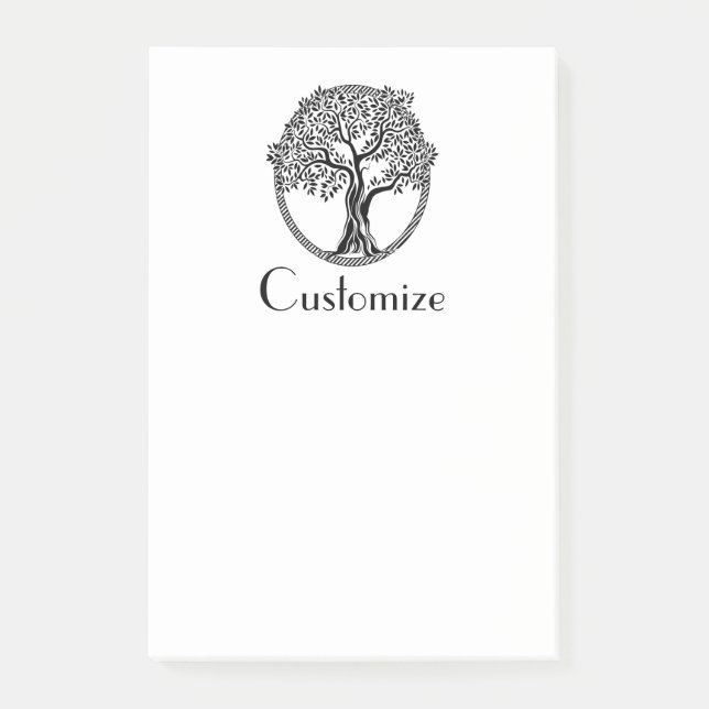 Lebensbaum Thunder_Cove    Post-it Klebezettel (Vorderseite)