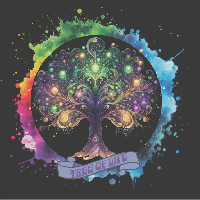 Lebensbaum v2 aufkleber (Vorderseite)