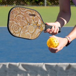Lebensbaum von Gustav Klimt, Stilisierter Jugendst Pickleball Schläger