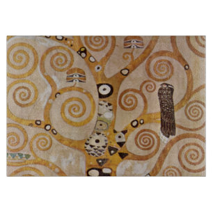 Lebensbaum von Gustav Klimt, Stilisierter Jugendst Schneidebrett