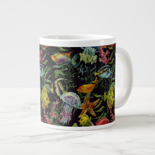 Lebensbild des Meeresspiegels 1 Jumbo-Tasse
