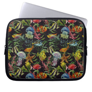 Lebensbild des Meeresspiegels 1 Laptopschutzhülle