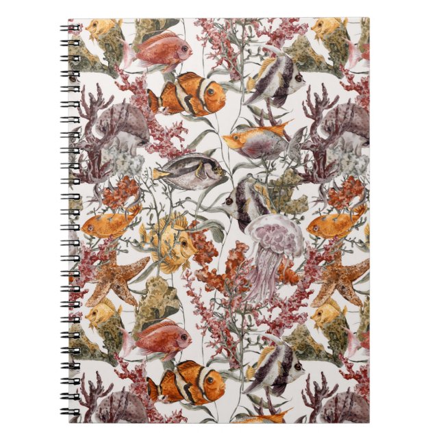 Lebensbild des Meeresspiegels 2 Notizblock (Vorderseite)