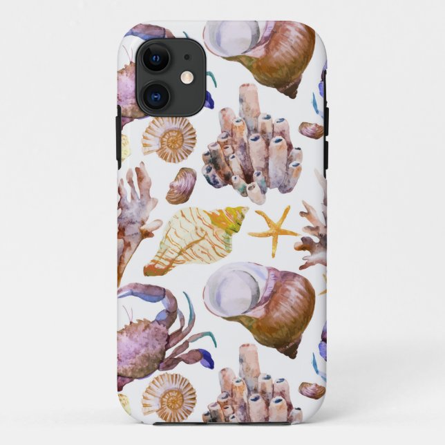 Lebensbild des Meeresspiegels 4 Case-Mate iPhone Hülle (Rückseite)