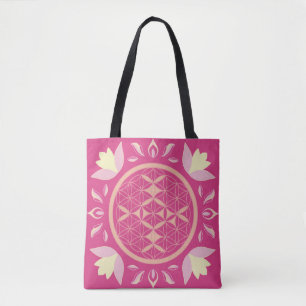 Lebensblume Tasche