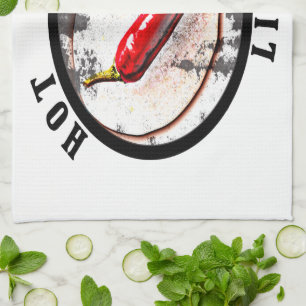 Lebensdauer der heißen Chili Geschirrtuch