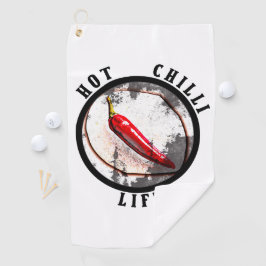 Lebensdauer der heißen Chili Golfhandtuch