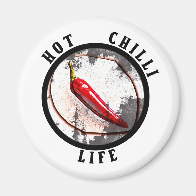 Lebensdauer der heißen Chili Magnet (Vorne)