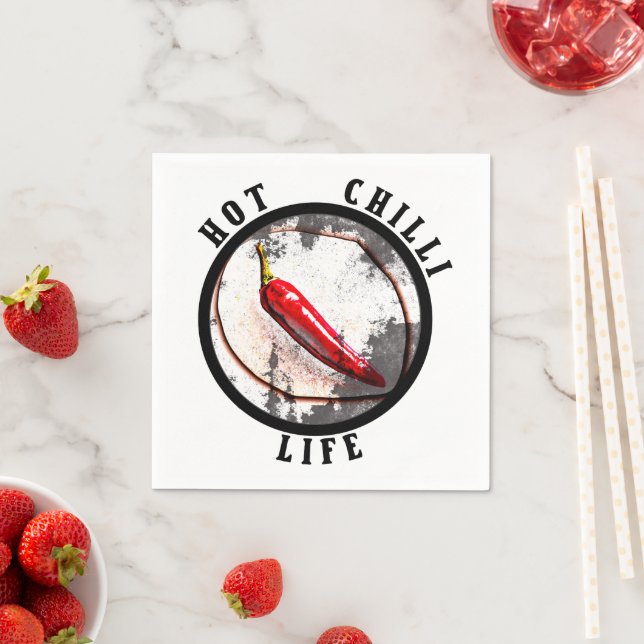 Lebensdauer der heißen Chili Serviette (Beispiel)