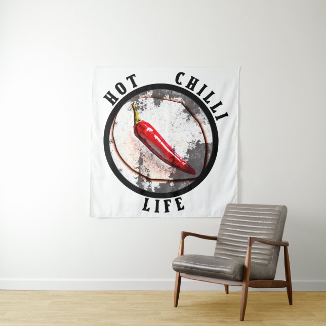 Lebensdauer der heißen Chili Wandteppich (Beispiel (Horizontal))
