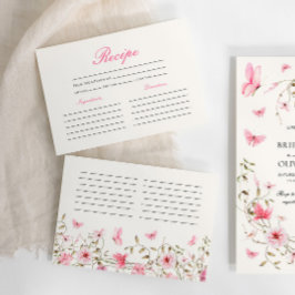 Lebensdauer der Schmetterlinge Rezept Flora Brautp Begleitkarte