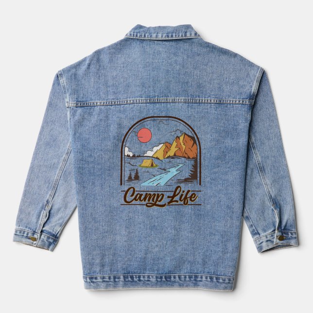 Lebensdauer des Camps Jeansjacke (Rückseite)