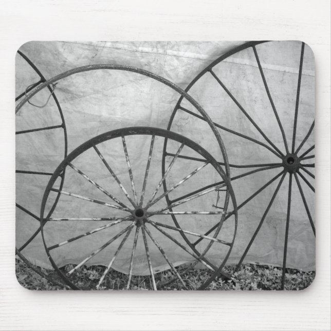 Lebensdauer des Wagenrades Mousepad (Vorne)
