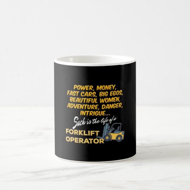 Lebensdauer eines Gabelstaplers Kaffeetasse (Mittel)