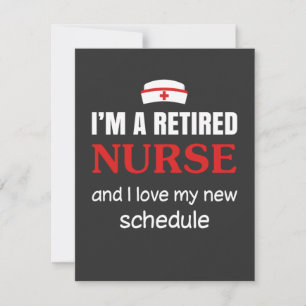 Lebensdauer  Ich bin eine Krankenschwester Dankeskarte