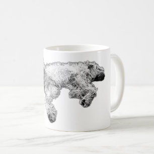 Lebensechte Spinone Feeling Good Kaffeetasse