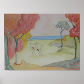 Lebensfreude (nach Matisse) Poster