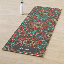 Lebensgefühle Mandala-individuelle Name Yogamatte