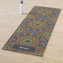 Lebensgefühle Mandala-individuelle Name Yogamatte