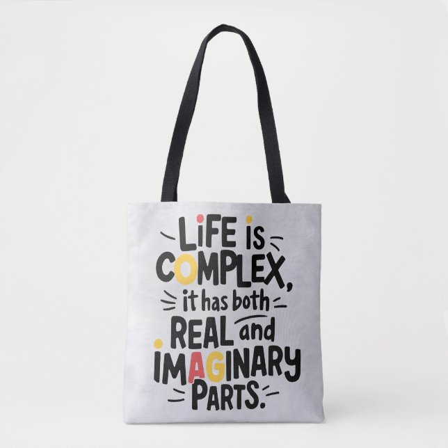 Lebensgleichung: Real und Imaginary Parts Tasche (Vorderseite)