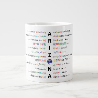 Lebensgrundsätze - Sprachen von Arizona 1 Jumbo-Tasse