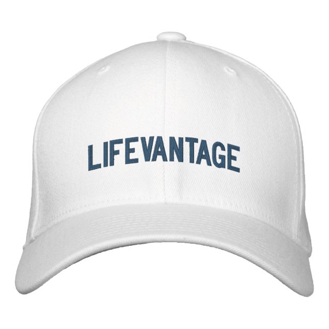 Lebenskraft Bestickte Baseballkappe (Vorderseite)