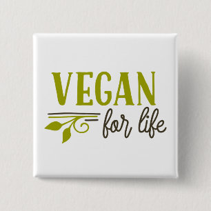 lebenslang vegan button