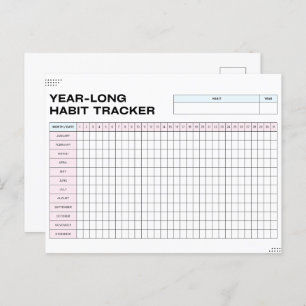 Lebenslanges Jahr Postkarte