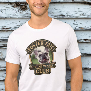 Lebenslanges Mitglied bei Foster Fail – Retro Dog  Tri-Blend Shirt