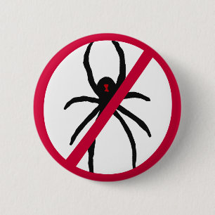 LEBENSLAUF, nicht mehr Spinnen-Knopf Button