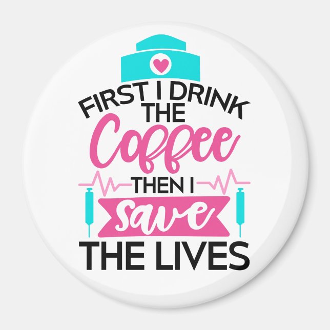 Lebensmagnet für Pflege Magnet (Vorne)