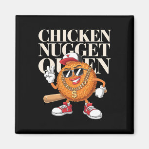 Lebensmittel Chicken Nugget Queen Magnet