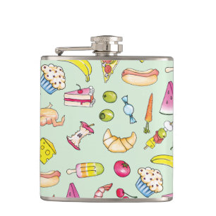 Lebensmittel Flachmann