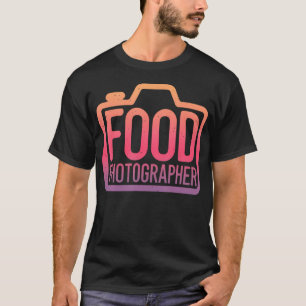 Lebensmittel-Fotograf Kamera Leidenschaft Kunst T-Shirt