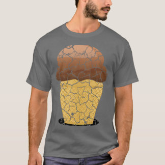 Lebensmittel kochen Foodie Eiscremekegel gestresst T-Shirt