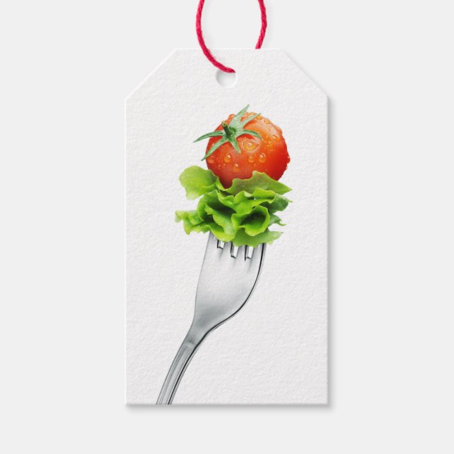 Lebensmittel / Küche / Caterer / Geschenkmarke für Geschenkanhänger (Vorderseite)